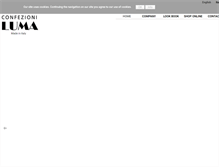 Tablet Screenshot of confezioniluma.com